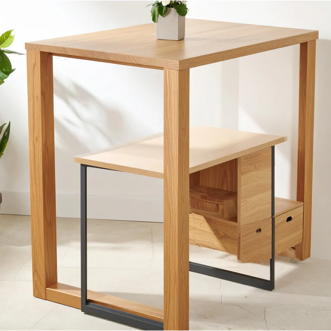 Study desk with bookshelf – 120 cm on rent