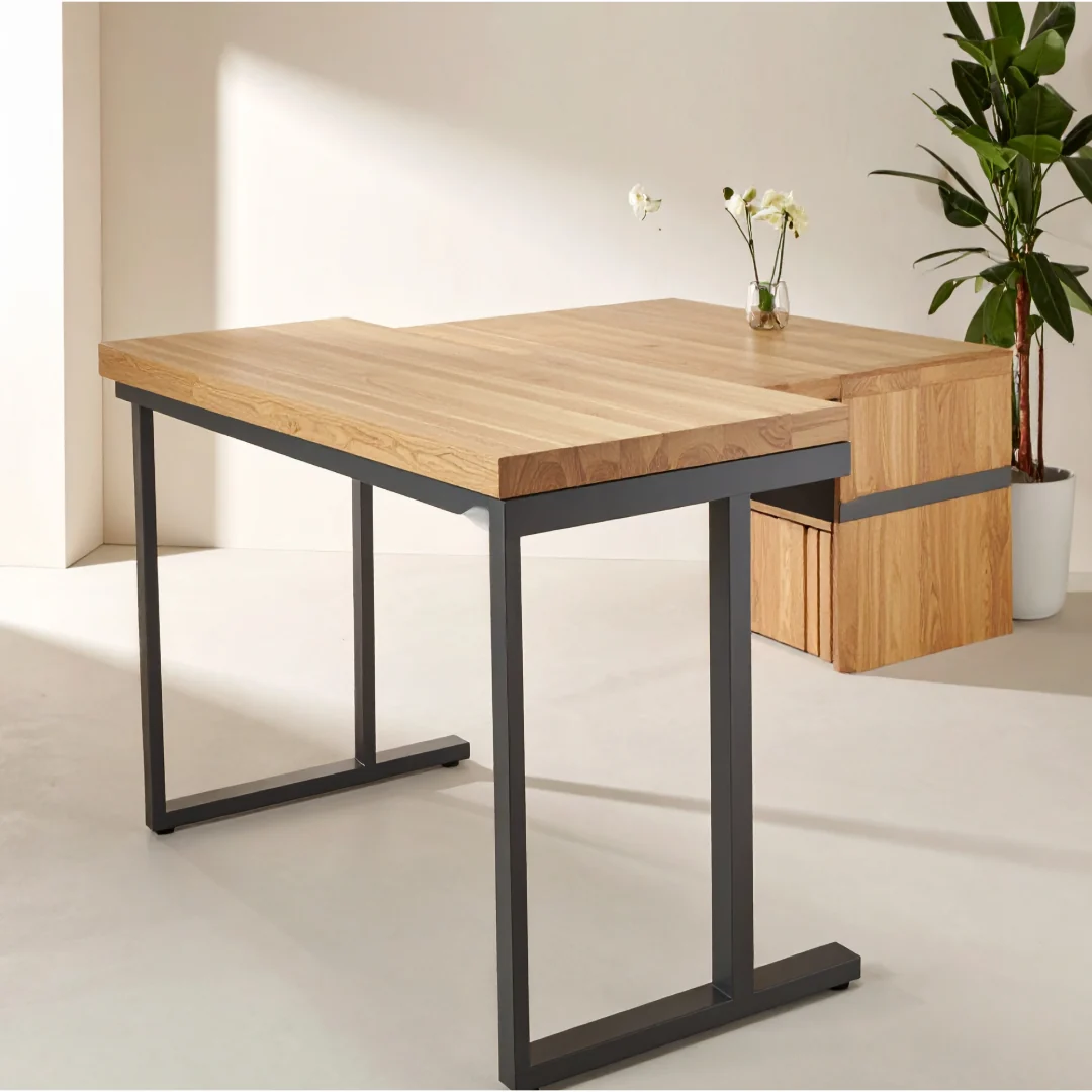L-shaped office desk – 140 x 120 cm on rent
