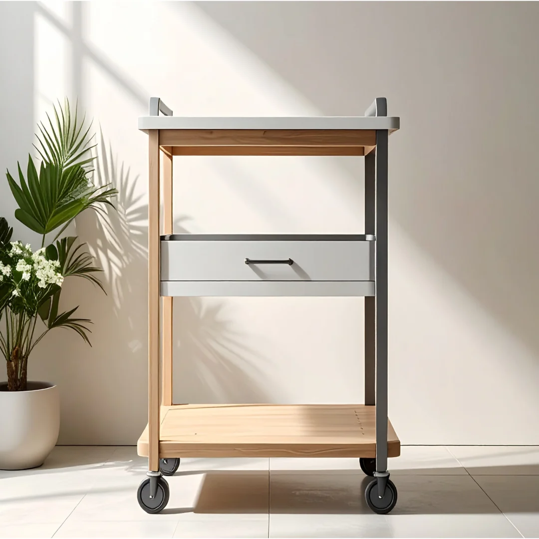 Kitchen utility trolley – 3-tier on rent