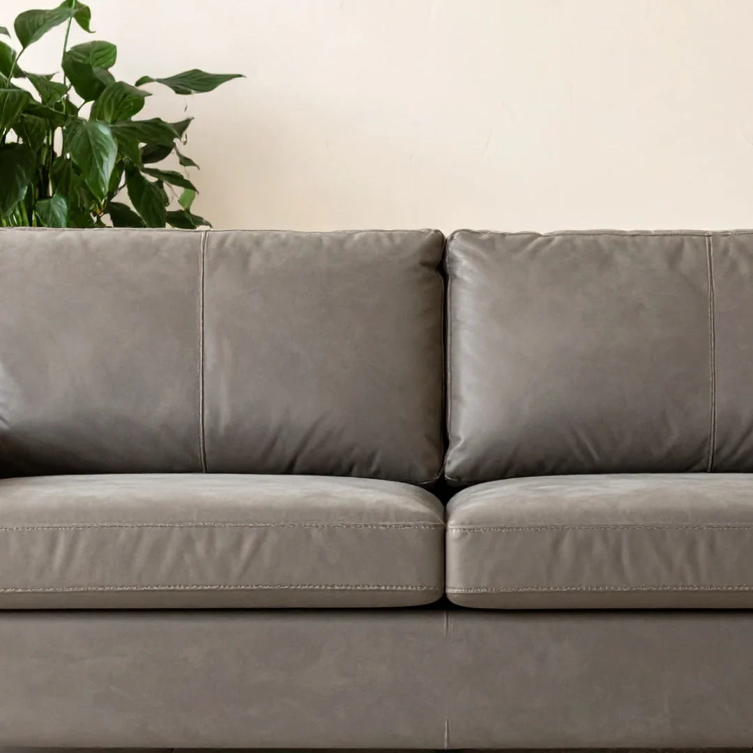 2-seater sofa – leatherette on rent