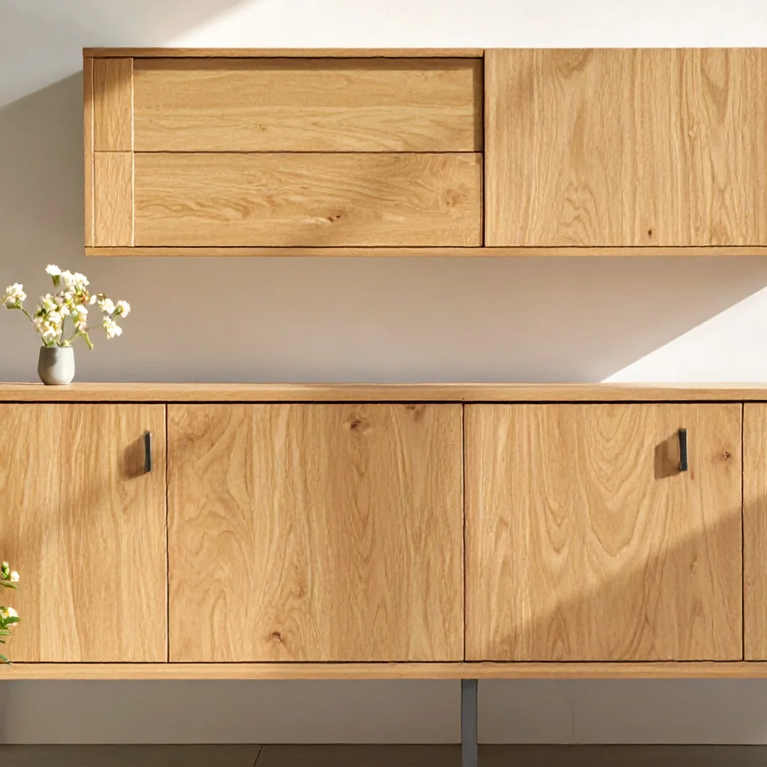 Media cabinet – wall-mounted on rent