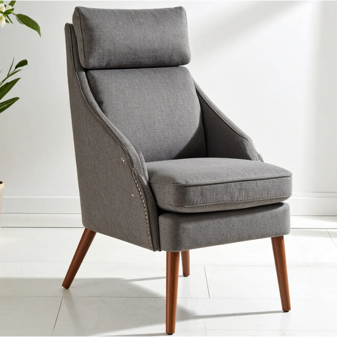 1-seater lounge chair – fabric on rent