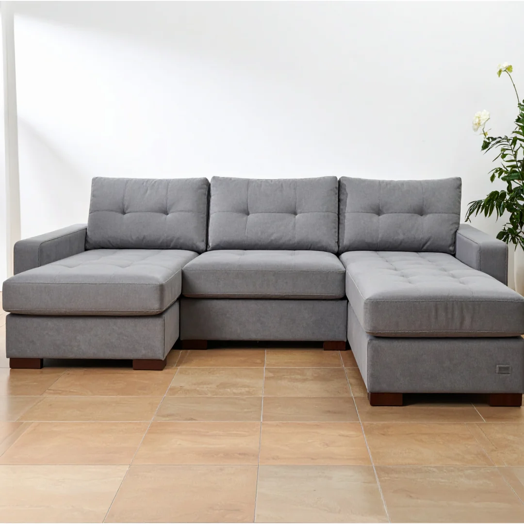 L-shape sectional sofa – compact on rent