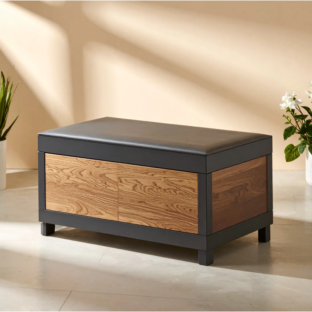 Storage ottoman – rectangular on rent